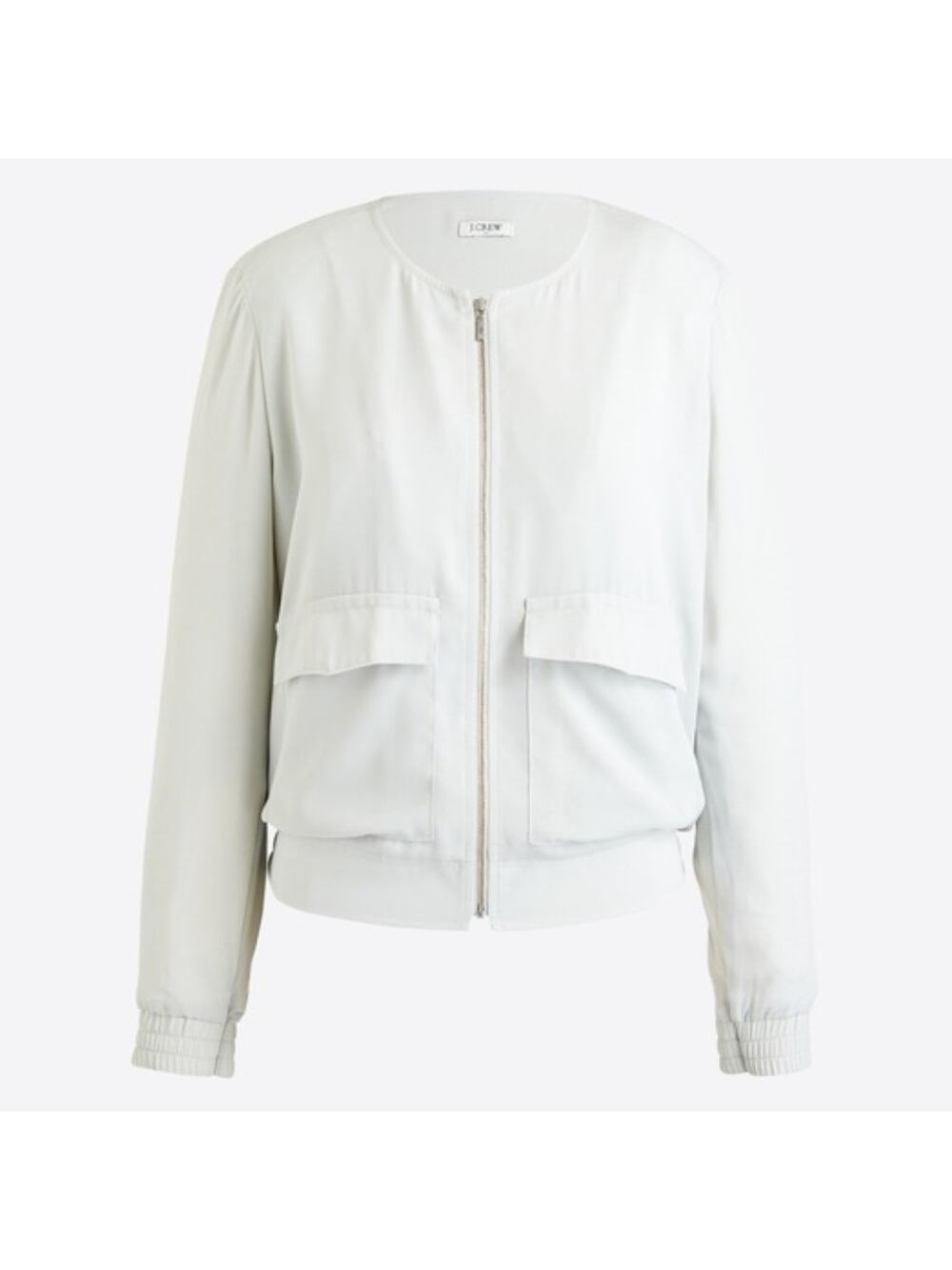 J. Crew Drapey Collarless Jacket Pistachio Mist J0938 Size XS